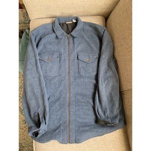 Zip Up Jacket (Blue-Grey, Size L)